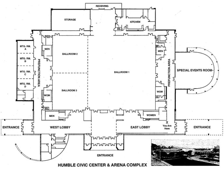 floorplan | Humble Civic Center & Arena Complex