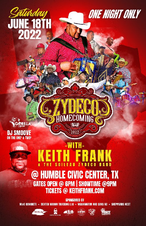 Zydeco Homecoming with Keith Frank & The Soileau Zydeco Band